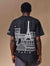 Black. Eiffel tower Paris T-shirt design. Unisex
